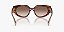 Óculos de Sol Prada PRD02S-53-00K10S Tartaruga caramelo lentes Marrom degradê - Imagem 4
