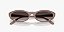 Óculos de Sol Vogue Oval Taupe lentes cinza degradê (VO5697SU) - Imagem 6