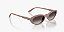 Óculos de Sol Vogue Oval Taupe lentes cinza degradê (VO5697SU) - Imagem 5