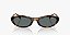 Óculos de Sol Vogue Oval Havana-escuro lentes Cinza Polarizada (VO5697SU) - Imagem 2