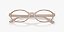 Armação de Óculos Oval Vogue VO5728U-53-3311 - Nude intenso - Imagem 6