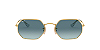 Ray-Ban Octagonal 0RB3556N Ouro - Imagem 2