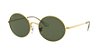 Ray-Ban Oval 0RB1970 Ouro - Imagem 1