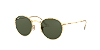 Ray-Ban Round Flat 0RB3447NL Ouro - Imagem 3
