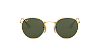 Ray-Ban Round Flat 0RB3447NL Ouro - Imagem 2