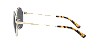 Michael Kors MK1072 PORTO Light Gold Lentes Navy Solid - Imagem 3