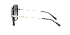 Michael Kors MK1075 NAPLES Light Gold/Black Transparent Lentes Dark Grey Gradient - Imagem 3