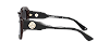 Michael Kors MK2120 POSITANO Dark Brown Mk Jacqaurd Logo Lentes Dark Grey Gradient - Imagem 3