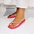Chinelo STE64 Pink com Strass Cristal - Imagem 1