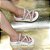 Papete Salete Com Strass Modelo STE189 Off White - Imagem 1