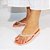 Chinelo Salete com Strass na cor Nude - Imagem 1