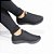 Tênis Meia STE222 Salete de Moda Feminina Preto/Preto - Imagem 1
