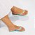 Chinelo STE64 ABS Pedrinha na cor Acqua - Imagem 1