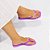 Chinelo STE64 ABS Pedrinhas na cor Roxo - Imagem 1