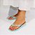 Chinelo Palmilha Caramelo ABS Pedrinhas - Imagem 3