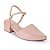 Scarpin Saltinho Bico Folha Calce Fácil Nude - Imagem 2