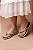 Chinelo Alto STE239 Salete Preto com Strass Chaton Sola e Cabedal - Imagem 1