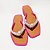 Chinelo STE250 Pink com Strass Chaton Cristal Mais Grosso 13mm - Imagem 2