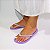 Chinelo Lilás com Strass Cristal STE232 - Imagem 6