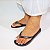 Chinelo Preto Liso STE232 - Imagem 3