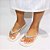 Chinelo STE261 Off White com Strass Cristal de 10 mm - Imagem 2