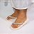 Chinelo STE261 Off White com Strass Cristal de 10 mm - Imagem 3