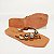 Chinelo Feminino STE265 Caramelo com Bolas ABS Cromadas - Imagem 3