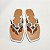 Chinelo Feminino STE265 Branco com Bolas ABS Cromadas - Imagem 2