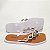 Chinelo Feminino STE265 Branco com Bolas ABS Cromadas - Imagem 3