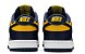 Tênis Nike Dunk Low 'Michigan' 2021 Amarelo Azul Unissex - Imagem 4