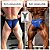 Sunga Bodybuilder Azul Real Holográfica - Corte Tradicional - Imagem 2
