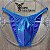 Sunga Bodybuilder Azul com Roxo Brilhante - Corte Pró - Imagem 1