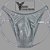Sunga Bodybuilder Prata Brilhante - Corte Tradicional - Imagem 1