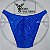 Sunga Bodybuilder Azul Real Escama Réptil - Corte Tradicional - Imagem 1
