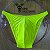 Sunga Bodybuilder Amarela Neon em Veludo - Corte Tradicional - Imagem 1