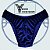 Sunga Bodybuilder Azul Marinho em Veludo - Corte IFBB - Imagem 1