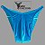 Sunga Bodybuilder Azul Turquesa em Veludo - Corte Tradicional - Imagem 1