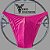 Sunga Bodybuilder Rosa em Veludo - Corte Tradicional - Imagem 1