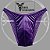 Sunga Bodybuilder Roxa em Veludo - Corte Tradicional - Imagem 1