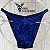 Sunga Bodybuilder Azul em Veludo Holográfico - Corte Pró - Imagem 1