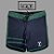Bermuda Men's Physique Longa com Listras Verde Escuro - Imagem 1