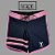 Bermuda Men's Physique Longa com Listras Rosa Claro - Imagem 1