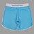 Bermuda Men's Physique Curta Blue Sky com Branco e Listras - Imagem 2