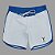 Bermuda Men's Physique Curta Branca com Azul Índigo - Imagem 1