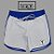 Bermuda Men's Physique Longa Branca com Azul Índigo - Imagem 1