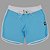 Bermuda Men's Physique Curta Blue Sky com Branco - Imagem 1