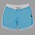 Bermuda Men's Physique Curta Blue Sky com Branco - Imagem 1