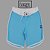 Bermuda Men's Physique Longa Blue Sky com Branco - Imagem 1