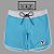 Bermuda Men's Physique Longa Blue Sky com Branco - Imagem 1