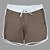 Bermuda Men's Physique Curta Café com Branco - Imagem 1